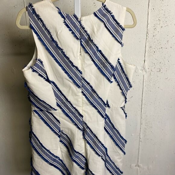 #700 MILLY Kendra Diagonal Mini Dress New with tags - Picture 9 of 12